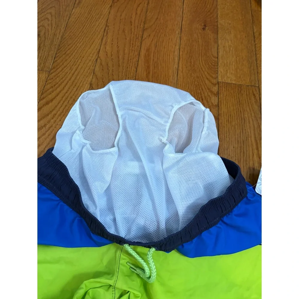 Tommy Bahama Boys XL 14 Swim Trunks Blue Green Colorblock Board Shorts NWT